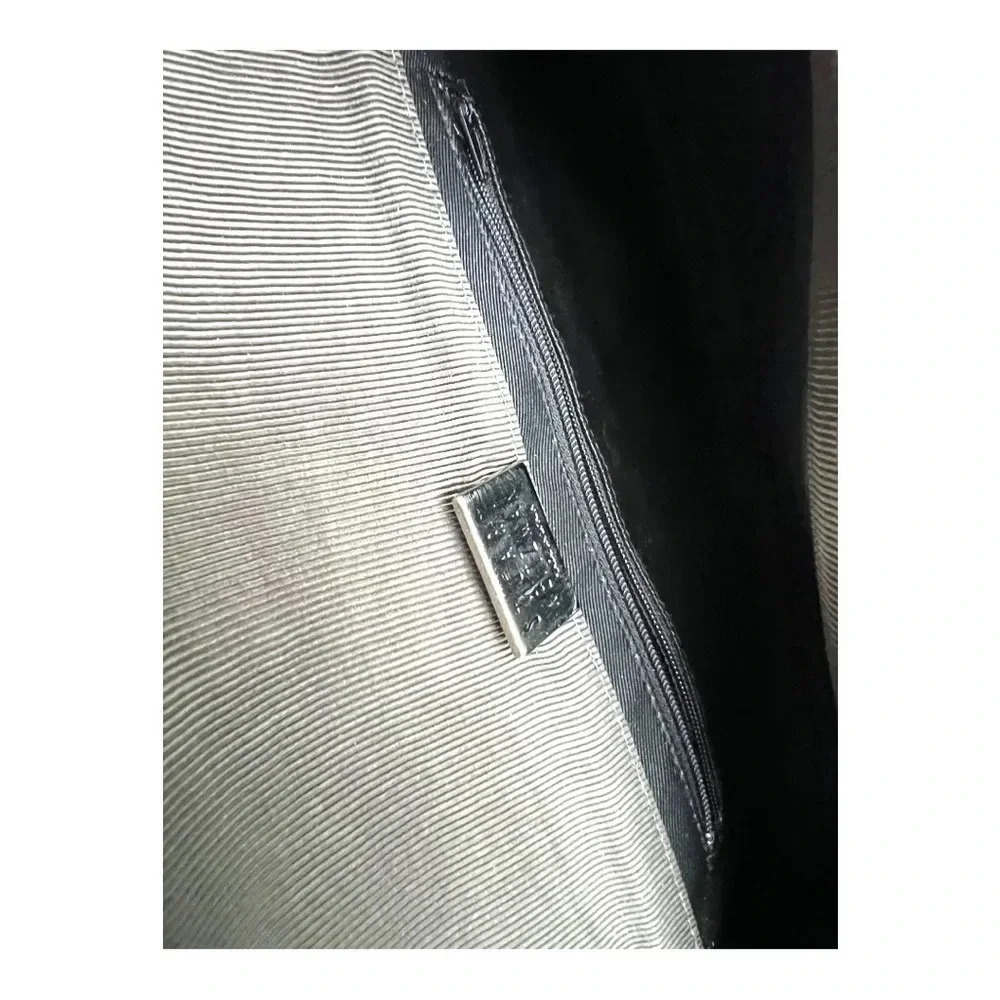 Stuart Weitzman Handbag Solid Green Textured Shou… - image 8